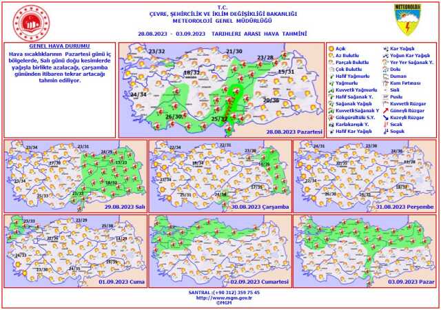 Bunaltan sıcaklara veda! Meteoroloji bu bölgeler için sağanak uyarısı yaptı