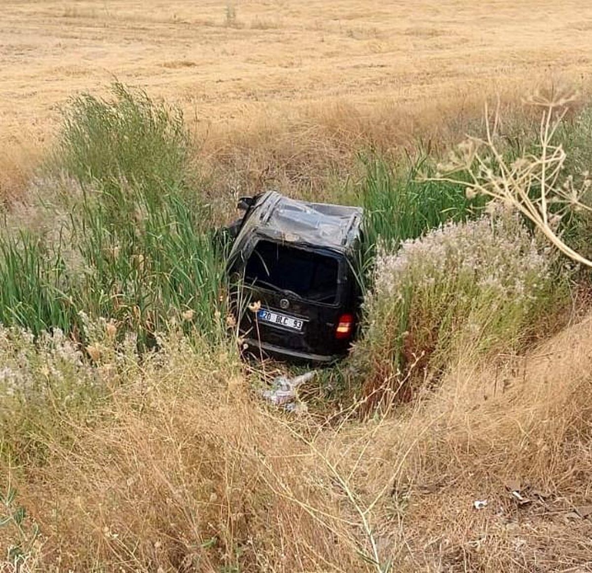 Konya'da trafik kazası: 1 kişi yaralandı