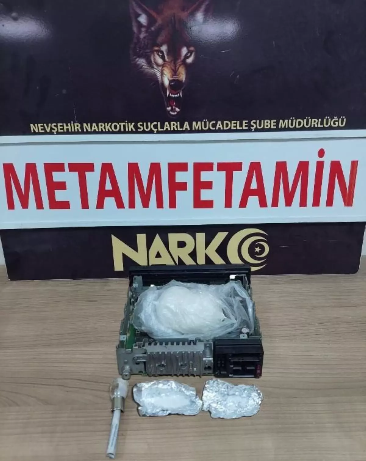 Nevşehir'de Uyuşturucu Operasyonu: Teypte Gizlenmiş Metamfetamin Ele Geçirildi