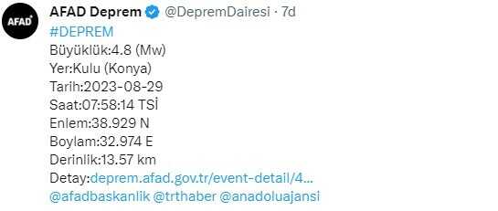 Ankara Keçiören deprem mi oldu? ANKARA DEPREM SON DAKİKA! Keçiören kaç şiddetinde deprem oldu?