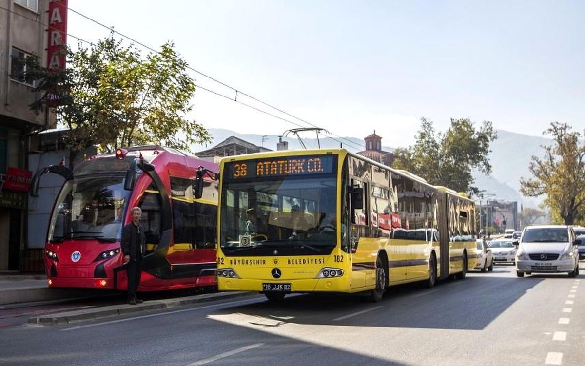 Bursa'da 30 Ağustos Zafer Bayramı'nda toplu ulaşım ücretsiz