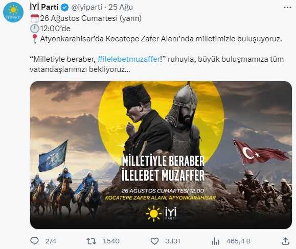 Büyük Taarruz'u anmayan Kılıçdaroğlu eleştirilerin odağında