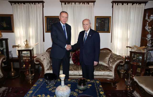 Cumhurbaşkanı Erdoğan ile Bahçeli arasında sürpriz görüşme