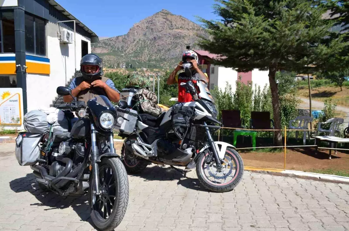 Motor Tutkunları Şırnak'ın Beytüşşebap İlçesine Hayran Kaldı