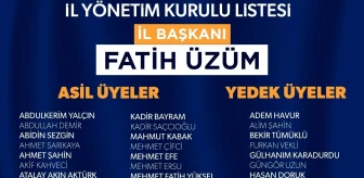 AK Parti Kayseri İl Yönetimi Belirlendi