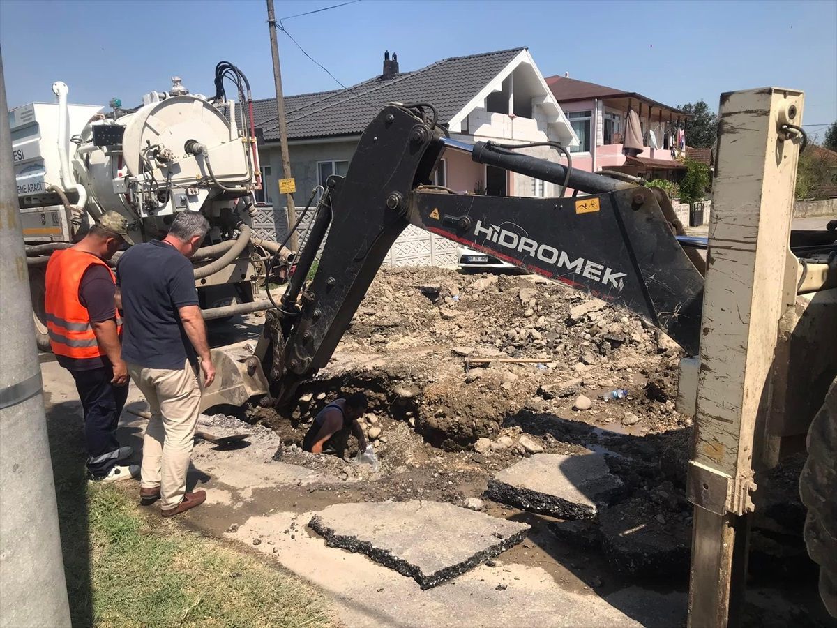 Gölyaka'da içme suyu arızası giderildi