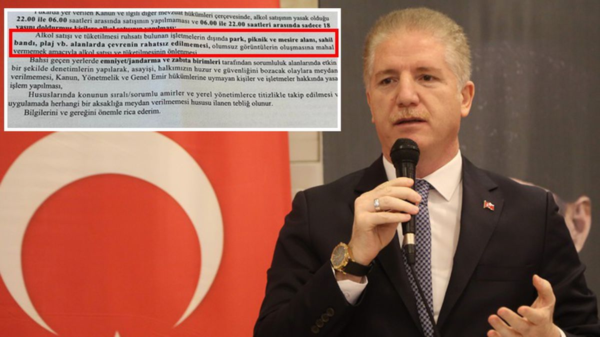 Vali Gül imzalı yazı ne anlama geliyor? İstanbul'da kamuya açık alanlarda alkol tüketimi yasaklandı mı?