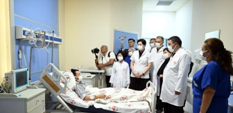 Kırgızistan'da Türk hekimler tarafından gerçekleştirilen ilk böbrek nakli ameliyatı başarılı geçti