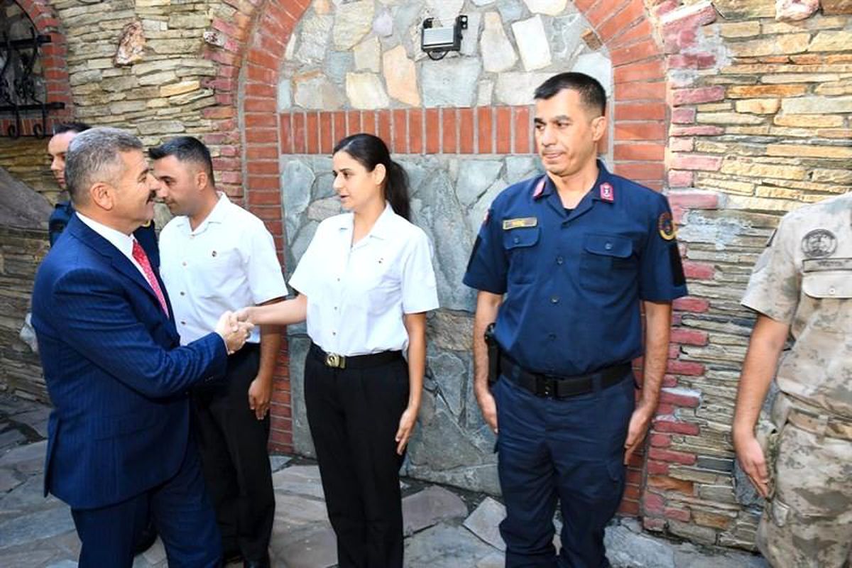 Uşak'ta Jandarma Personeline Rütbe Terfi Töreni