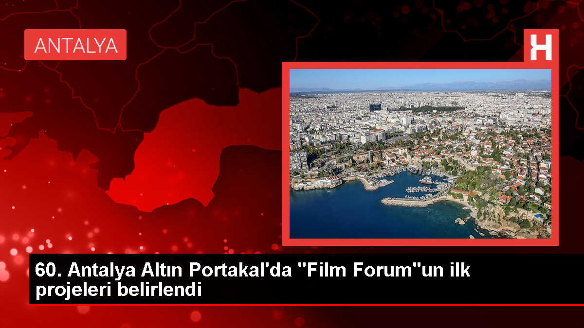 Antalya Altın Portakal Film Festivali'nin Film Forum projeleri belirlendi