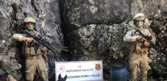 Adıyaman'da PKK'ya ait yaşam malzemesi ele geçirildi