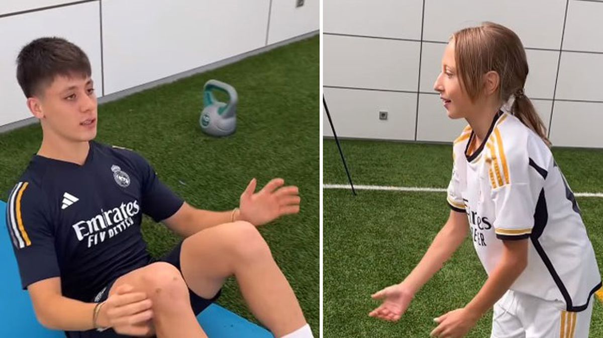 Arda Güler, sakatlık sonrası antrenmanlara Modric'in kızıyla başladı