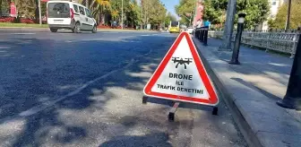 Fatih'te Dron Destekli Trafik Denetimi: 27 Bin Lira Cezai İşlem Uygulandı