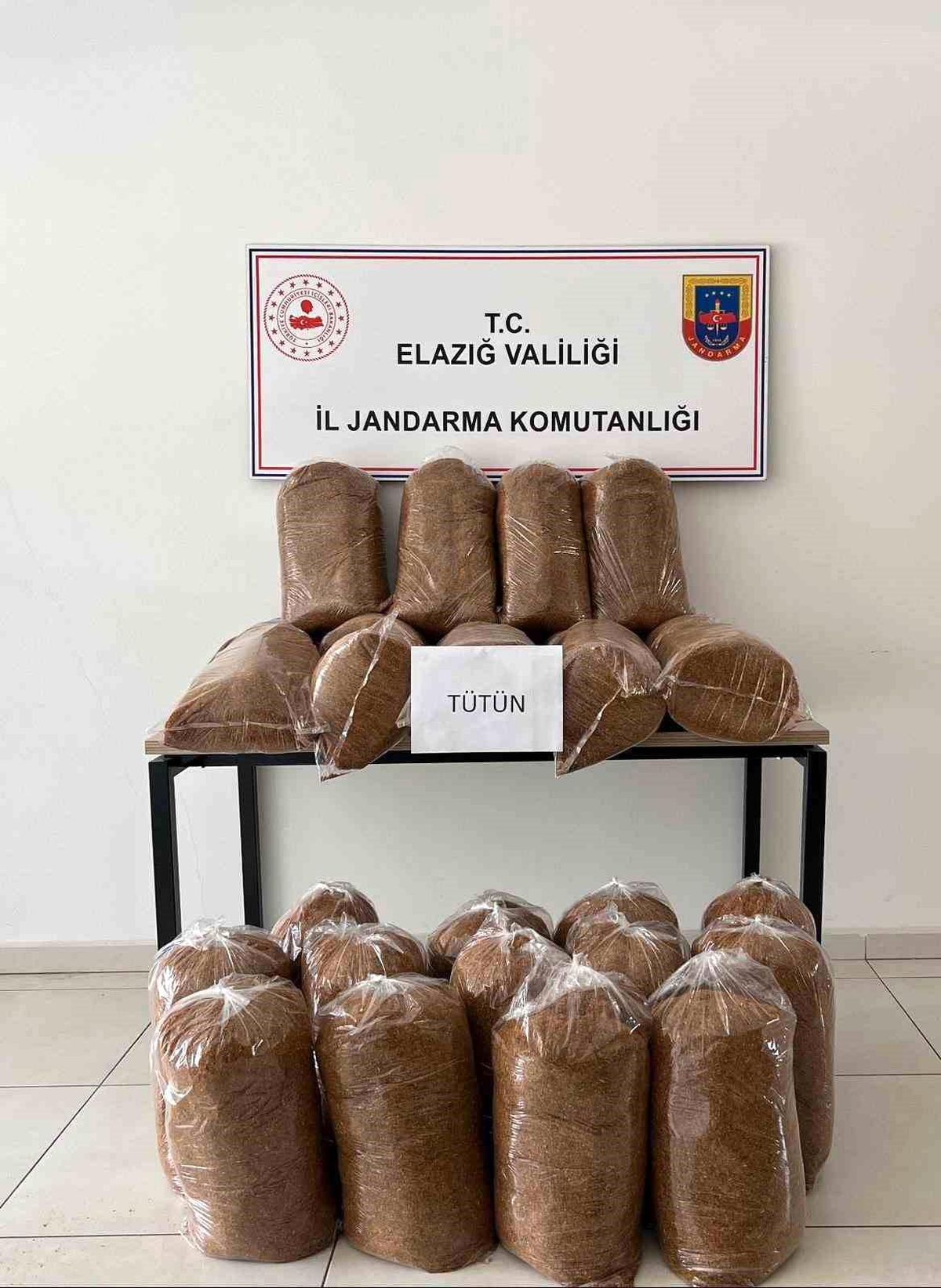 Elazığ'da 165 Kilogram Kaçak Tütün Ele Geçirildi