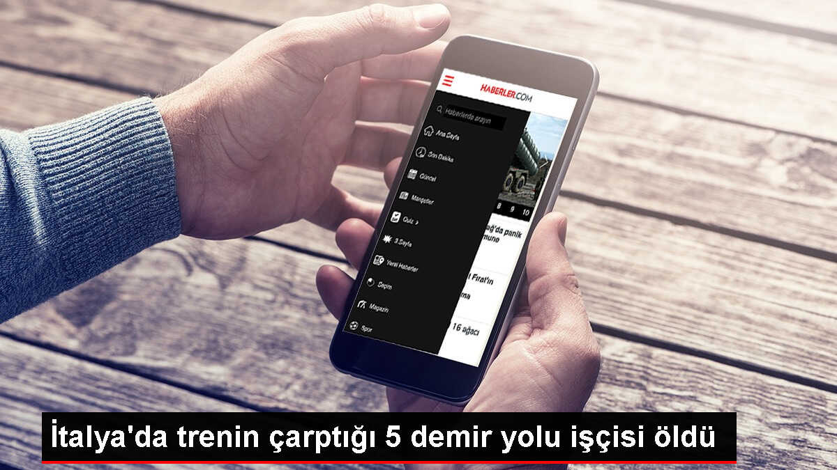 İtalya'da demir yolunda tren kazası: 5 işçi hayatını kaybetti