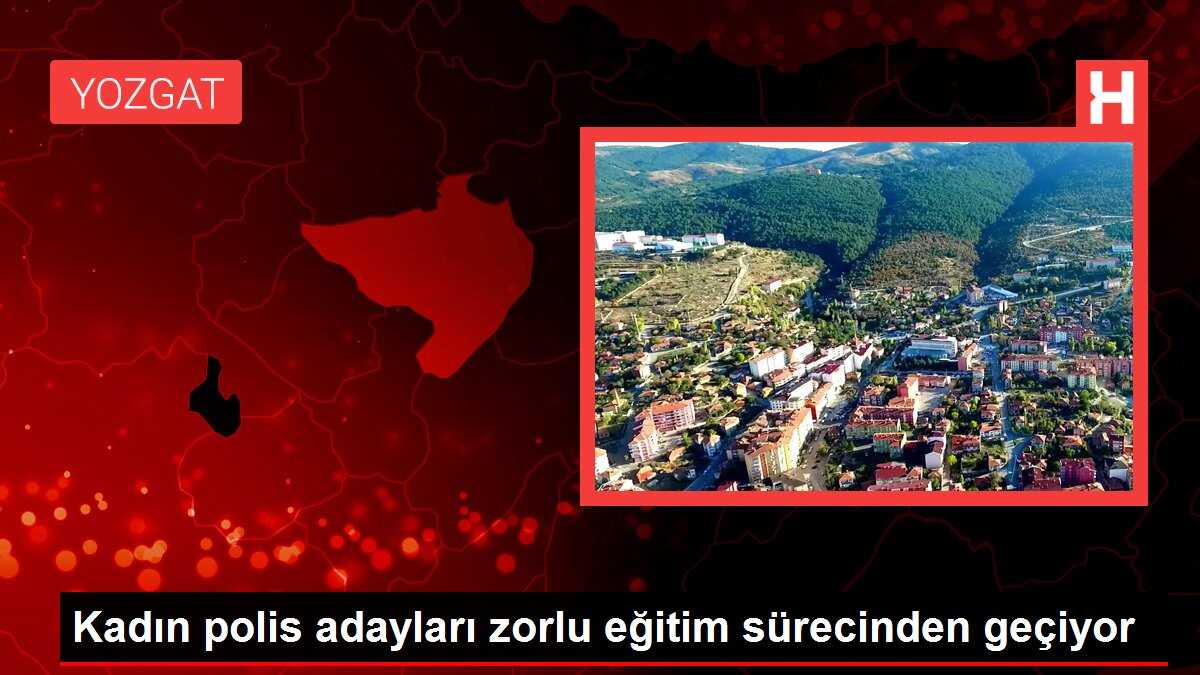 Kadın polis adayları zorlu eğitim sürecinden geçiyor