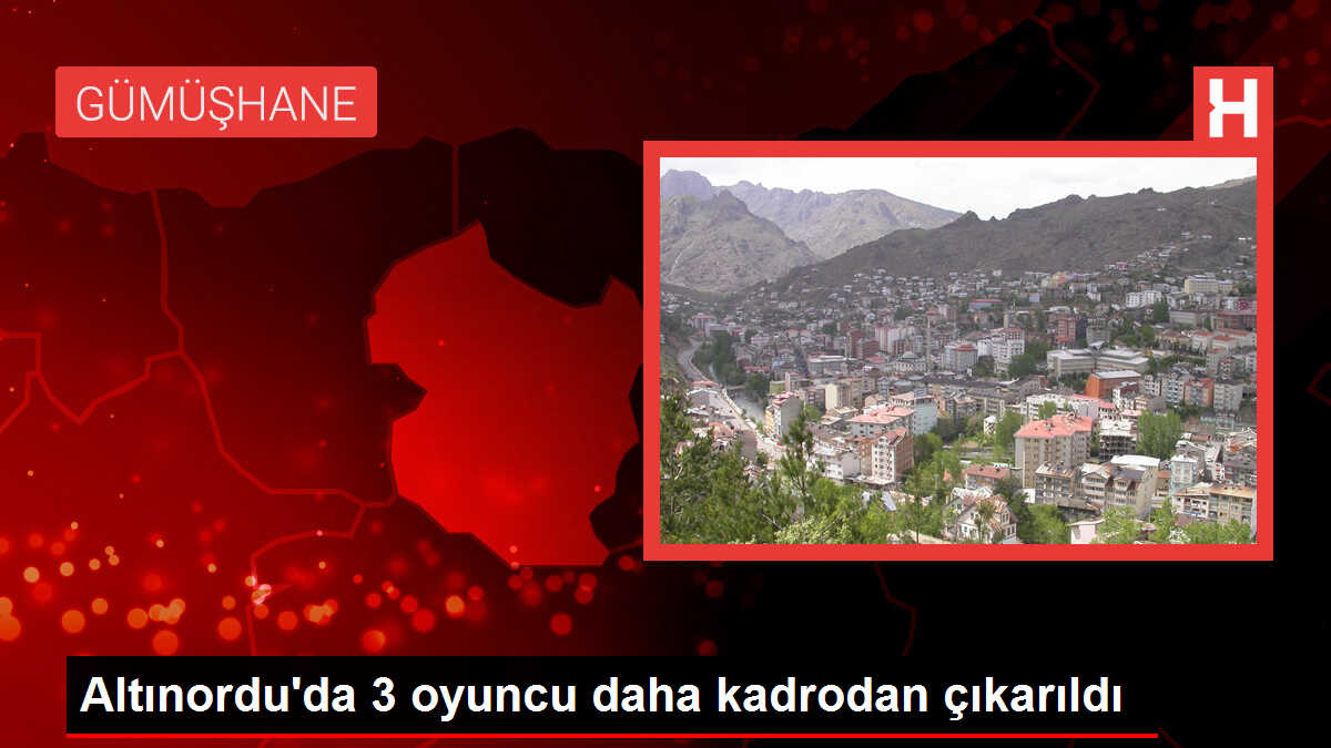 Altınordu'da 3 oyuncu daha kadrodan çıkarıldı