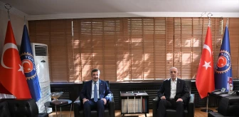 Cumhurbaşkanı Yardımcısı Cevdet Yılmaz, TÜRK-İŞ Genel Başkanı Ergün Atalay ile görüştü