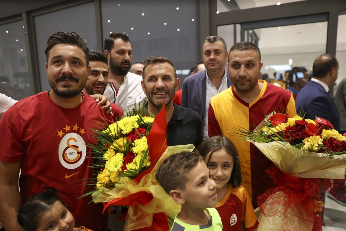 Galatasaray Gaziantep FK maçı için Gaziantep'e geldi