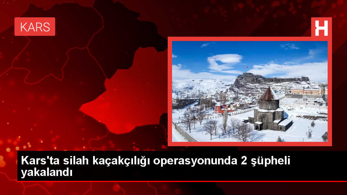 Kars'ta silah kaçakçılarına operasyon: 2 şüpheli gözaltına alındı