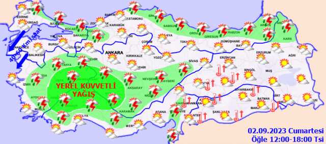 Yurdun büyük bölümünde hafta sonu yağışlı hava bekleniyor