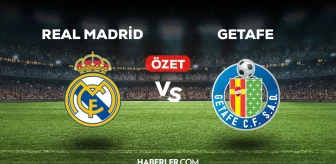 Real Madrid Getafe maç özeti! (VİDEO) R.Madrid Getafe maçı özeti izle! Golleri kim attı, maç kaç kaç bitti?