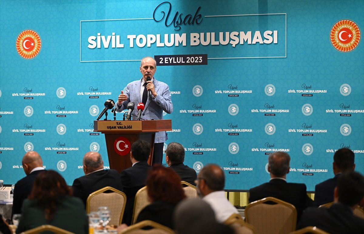 TBMM Başkanı Numan Kurtulmuş, Uşak'ta konuştu Açıklaması