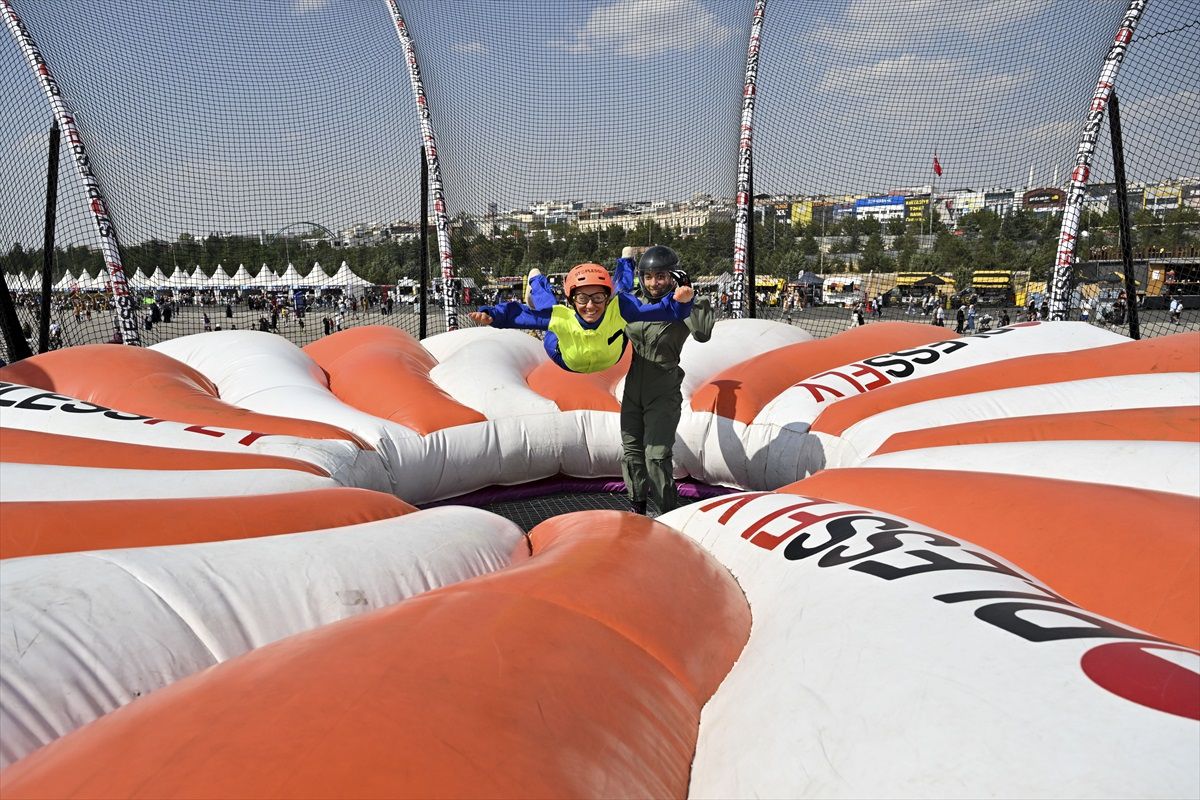 TEKNOFEST'te dikey rüzgar tüneli deneyimi