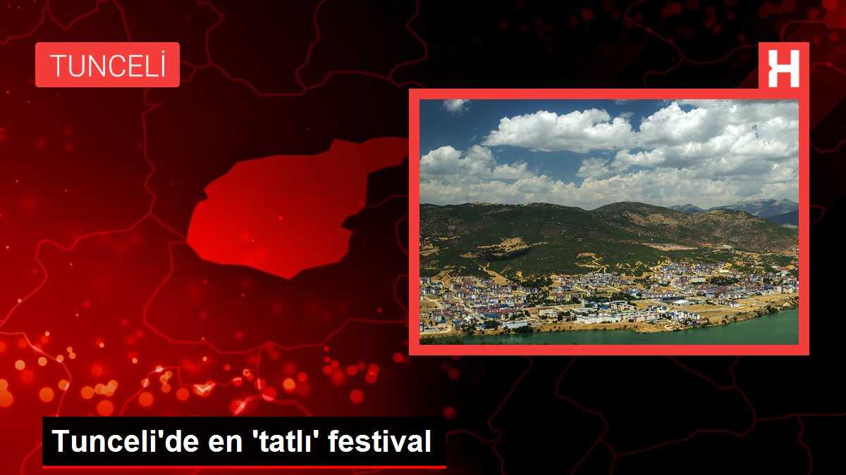 Tunceli'de en 'tatlı' festival