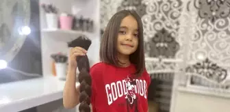8 Yaşındaki Azra Usluoğlu Saçlarını Lösemi Hastalarına Bağışladı