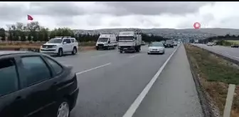 Ankara-Samsun Yolu Elmadağ Mevkiinde Kaza: 3 Kişi Yaralandı