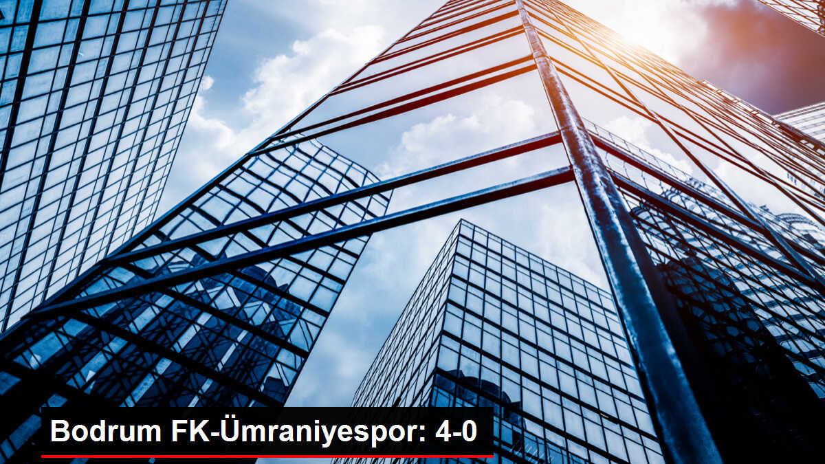Bodrum FK, Ümraniyespor'u 4-0 Yendi
