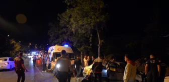 Manisa'da trafik kazası: 5 kişi yaralandı