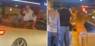 Yanlarındaki kadınlara laf attığı iddiasıyla lüks otomobildeki şahsı öldüresiye darp ettiler