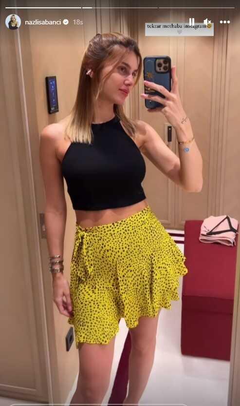 20 gün önce doğum yapan Nazlı Sabancı, eski formuna kavuştu 20 gün önce doğum yapan Nazlı Sabancı, eski formuna kavuştu