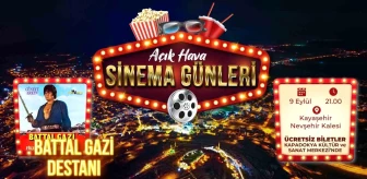 Nevşehir'de Açık Hava Sinema Günleri Başlıyor