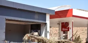 Aksaray'da yaşanan sel felaketinde akaryakıt istasyonunda çalışan işçi suyun yükselişini anlattı