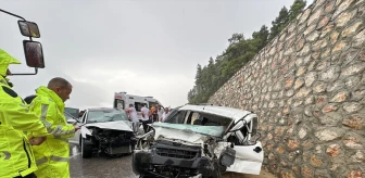 Akseki'de trafik kazası: 1 ölü, 6 yaralı