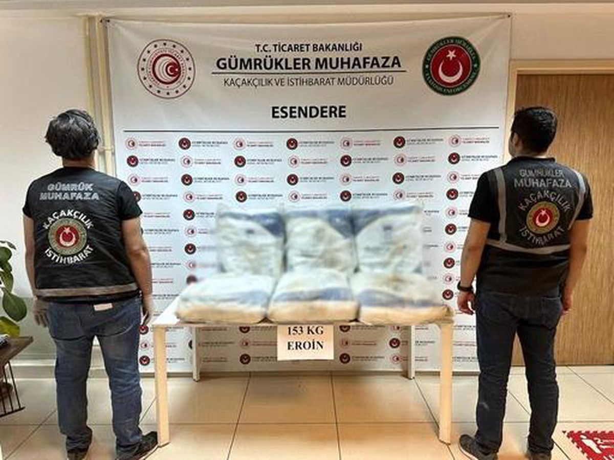Esendere Gümrük Kapısı'nda 153 Kilogram Eroin Ele Geçirildi