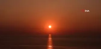 Hatay'da gün batımı görsel şölen oluşturdu