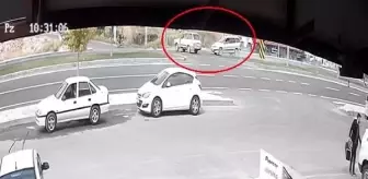 Niğde'de kavşakta korkutan kaza