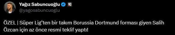 Salih Özcan hangi takıma gidiyor? Salih Özcan TFF lisans kaydı mı açıldı, Süper Lig'e mi gelecek? Transferde hareketli saatler!