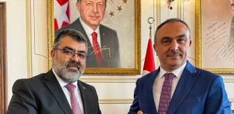 Tekirdağ Valisi Recep Soytürk, AA Edirne Bölge Müdürü Salih Baran'ı kabul etti