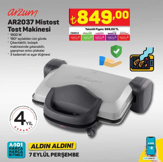 A101 4- 10 Eylül kataloğu: A101'e gelen ürünler! A101 bu hafta katalog ürünleri neler? A101'e gelecek ürünler ve A101 fiyat listesi! A101 4- 10 Eylül kataloğu: A101'e gelen ürünler! A101 bu hafta katalog ürünleri neler? A101'e gelecek ürünler ve A101 fiyat listesi!