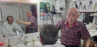 Ankara'da 61 Yıldır Berberlik Yapan Metin Ünsal Müşterilerini Müzik Eşliğinde Tıraş Ediyor