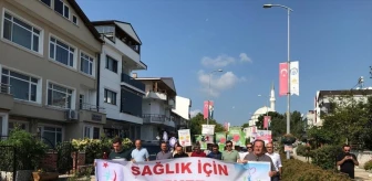 Sinop'ta Sağlıklı Yaşam Yürüyüşü Gerçekleştirildi