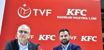 TVF ve KFC Türkiye Kadınlar Voleybol 1. Ligi için sponsorluk anlaşması imzaladı
