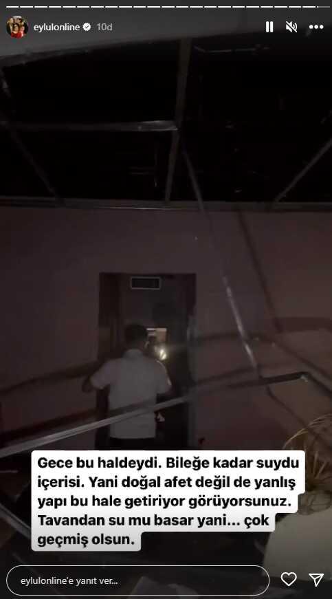 Fenomen Eylül Öztürk'ün dükkanı İstanbul meydana gelen selde harabeye döndü Fenomen Eylül Öztürk'ün dükkanı İstanbul meydana gelen selde harabeye döndü