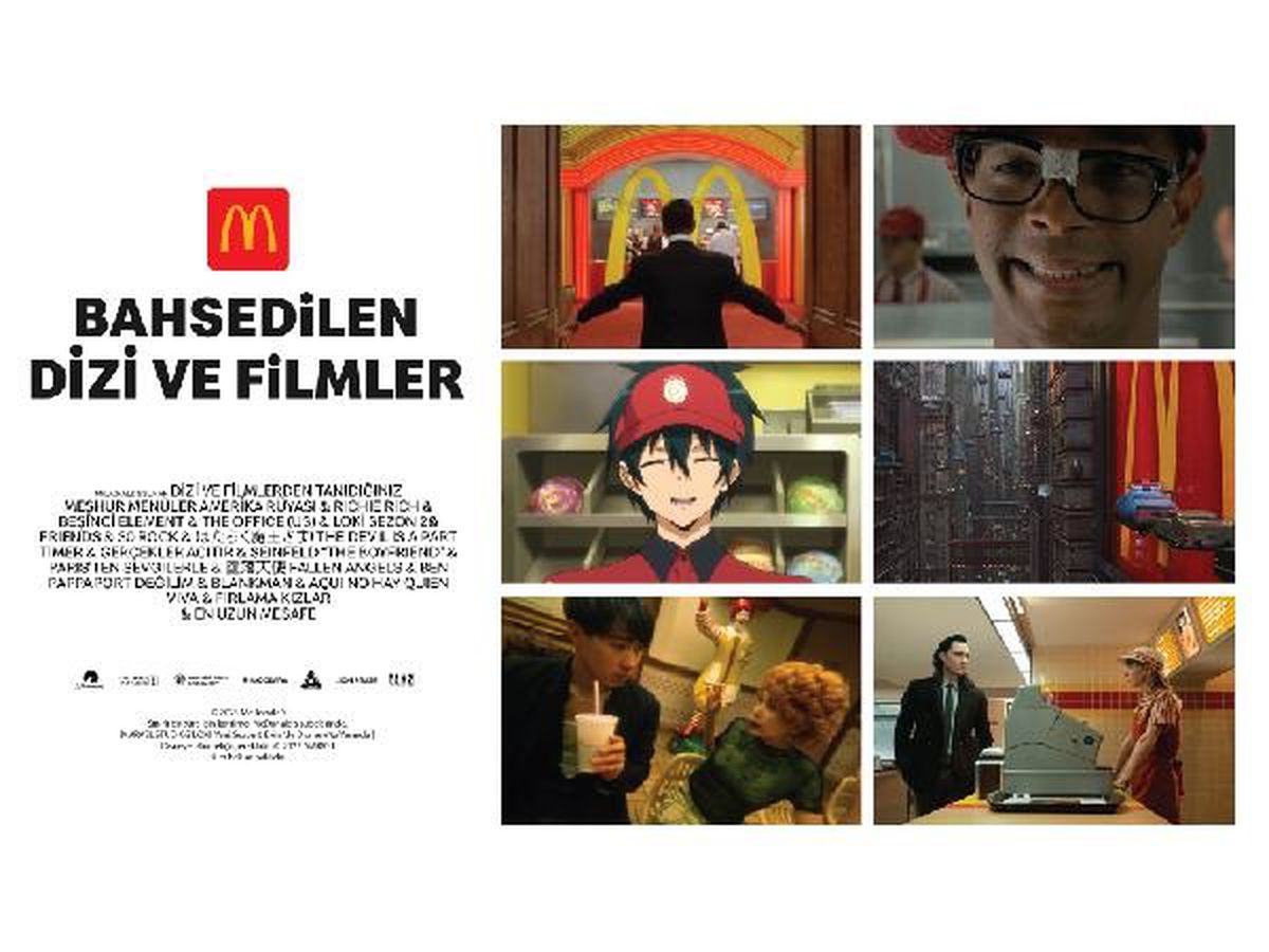 McDonald's, Hollywood filmlerindeki sahneleriyle yeni kampanyasını duyurdu