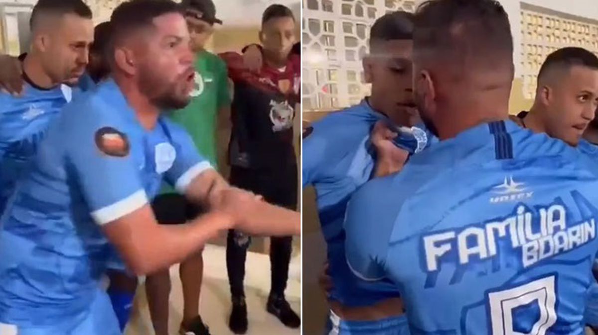 Motivasyon konuşmasına kendini fazla kaptıran kaptan, takım arkadaşına yapmadığını bırakmadı